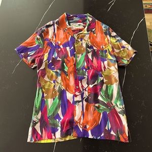 Mr Turk *Rare* tropical print shirt Sz Small